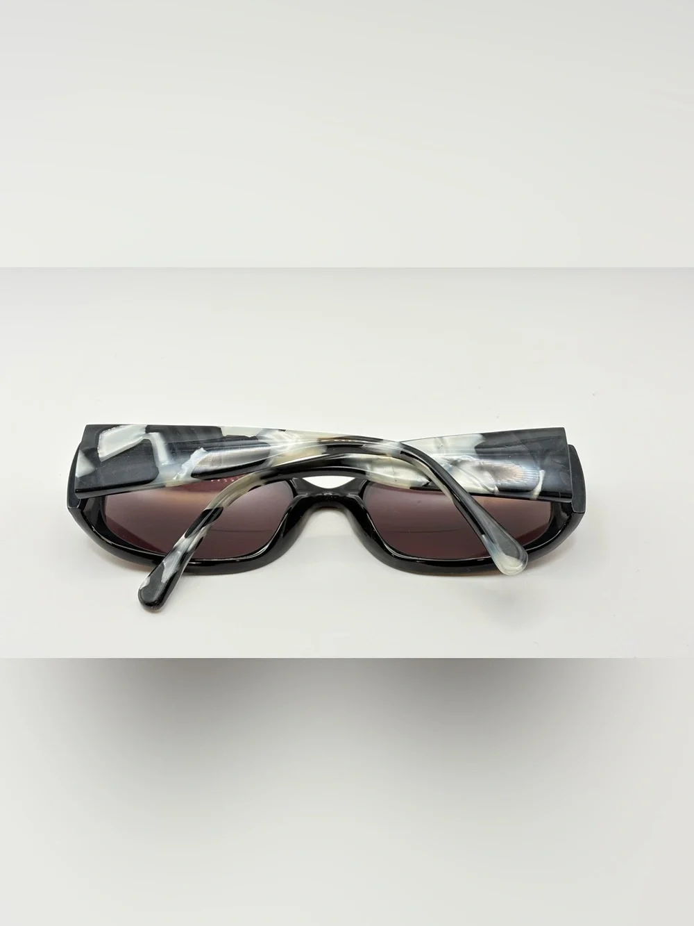 S646 Black Oval Sunglasses Frames Only